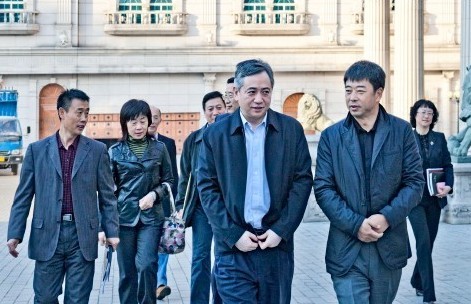 市委常委刘忻一行到集团进行调研张利君总经理陪同调研