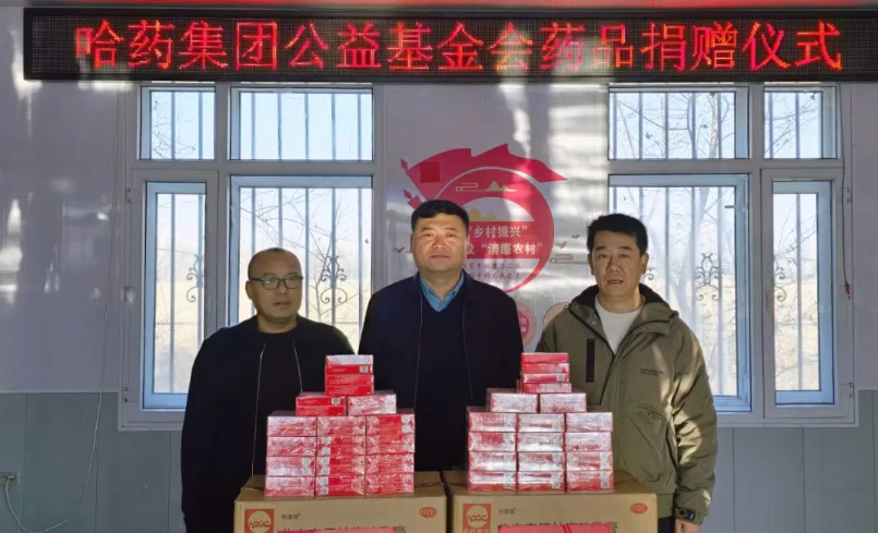 乡村振兴 | 哈药基金会携手省市场监督管理局驻村工作队开展药品捐赠活动